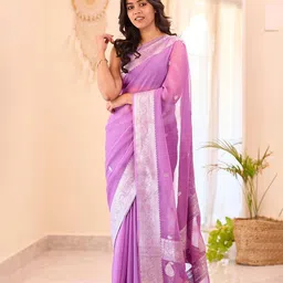 KALINI Ethnic Motifs Woven Design Banarasi Saree-picture-43