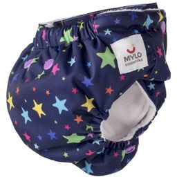 Mylo Baby Freesize Adjustable Cloth Diapers with 2 Free Insert Oeko Tex Certified Pack of 2 - Twinkle Twinkle Rainbow Multicolour image 4