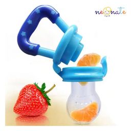 NeonateCare Fruit And Food Nibbler & Spoon Feeder pack of 2 (1 spoon feeder -  1 fruit feeder) - Multicolor ( color and design may vary) image 4