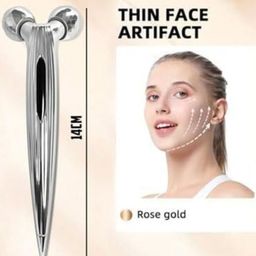 Vintageware Set Of 2 3D Face Roller Massager For Relaxation & Skin Tightening Tool image 2