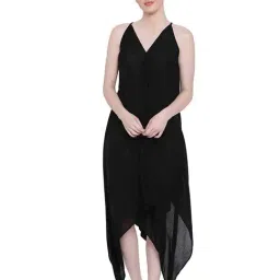 Oxolloxo Black Pearl Handkerchief Regular Dress-picture-31
