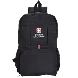 Swiss Military 13.2 Ltrs Black Medium Backpack-image-9