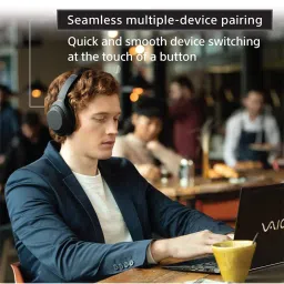 Sony WH-1000XM4 Industry Leading Wireless Noise Cancellation Bluetooth Headphones with Mic (Black) image 5