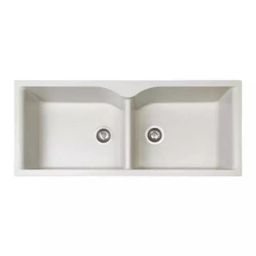 Nirali Archpro 45x20 Inch Granite SS Double Bowl Kitchen Sink-image-62