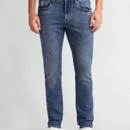 U.S. Polo Assn. Denim Co. Blue Cotton Slim Fit Logo Printed Jeans-image-86