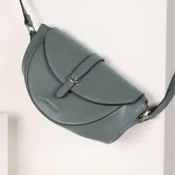 Van Heusen Grey Solid Sling Handbag-picture-18