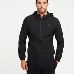Guess Black Regular Fit Solid Sweatshirt-image-99