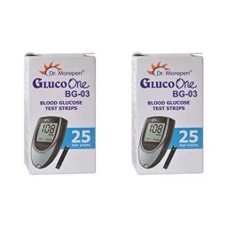 Dr. Morepen BG-03-25 Blood Test Strips - Pack of 2 (Black)-image-56