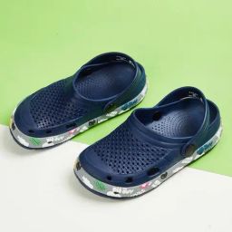 Fame Forever by Lifestyle Kids Navy Back Strap Clogs-image-48