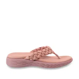 Metro Women's Pink Thong Wedges-image-89