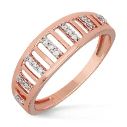 Malabar Gold and Diamonds 18k IGI Certified Diamond Rose Gold Ring for Women-picture-17