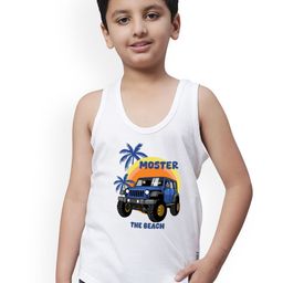 Friskers Boys Printed Cotton Basic Vest 291124KDC713-02-image-6