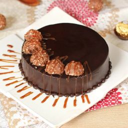 Chocolate Paradise Ferrero Rocher Cake-image-48