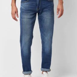 Spykar Blue Regular Fit Jeans-picture-41