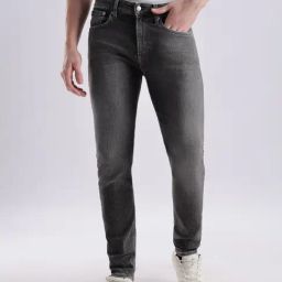 Calvin Klein Jeans Grey Cotton Skinny Fit Jeans-image-42