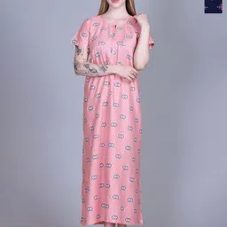 TRUDO Printed Maxi Nightdress-picture-38