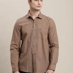 Turtle Brown Slim Fit Checks Shirt-picture-28