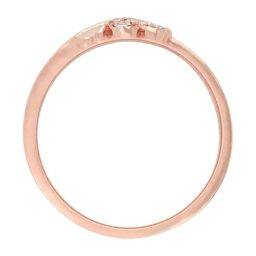Malabar Gold and Diamonds 18k (750) BIS Hallmark Rose Gold Ring for Women-image-23