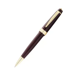Cross BAILEY Gold Tone Polished Burgundy Resin Ball Pen (Black), AT0742-11-image-59