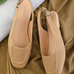 CORSICA Women Square Toe Casual Mojaris Flats-10