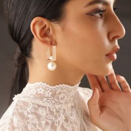 Priyaasi Classic Gold Brass Earrings-picture-22