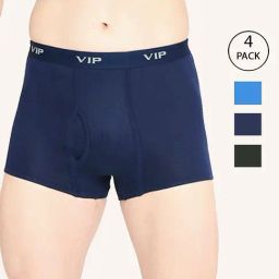 VIP Assorted Snug Fit Trunks - Pack of 4-picture-2
