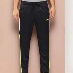 Club York Black Regular Fit Sports Trackpants-image-72