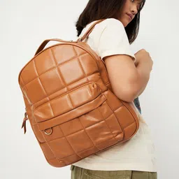 max Women Solid Backpack-14