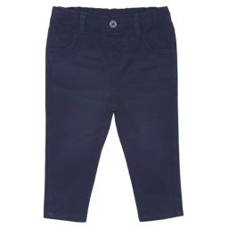MINIKLUB Boys Navy Solid 1 Trousers-image-50
