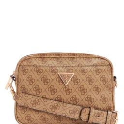 Guess Latte Logo Meridian Medium Camera Bag-7