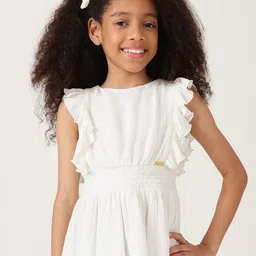 One Friday Flutter Sleeve Cotton Top-image-31