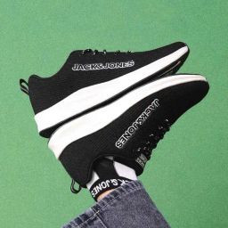 Jack & Jones Men's Jet Black Casual Sneakers-image-85