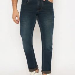 Duke Blue Blended Smart Fit Washed Jeans-image-39