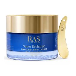 Ras Luxury Oils Super Recharge Bakuchiol Night Cream with Ceramide for Fine Lines & Wrinkles - 50 gm-image-91