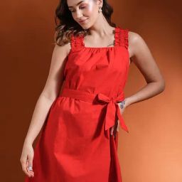 Globus Red A Line Dress-image-77