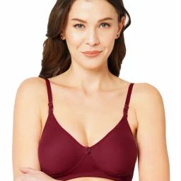 Libertina Maroon Cotton Everyday Bra-picture-17