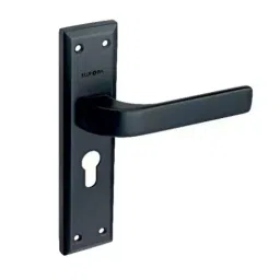 Europa Mortise Plate Handle Zinc 7 inch (178 mm) Matte Black Finish, GMHZS661-image-91