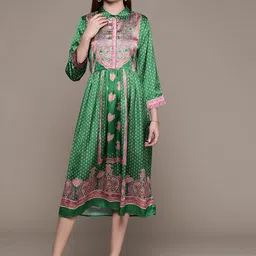aarke Ritu Kumar Floral Print A-Line Midi Dress-image-20