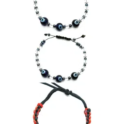 Dynamic Retail Global Unisex 3 Pieces Beaded Wraparound Bracelets-image-35
