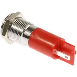 RS PRO Red Panel Mount Indicator 240V AC, Mounting Hole Size 14.5 mm, Termination Type Solder Tab, IP Rating IP40, Model No 204372 image 3