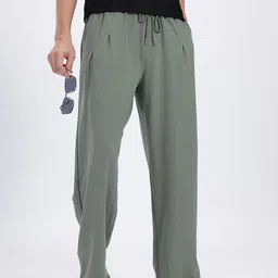 glitchez Men Street Ease Relaxed Fit Track Pants-image-5