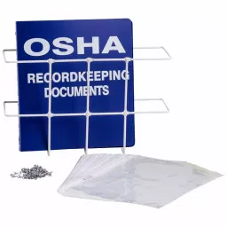 BRADY Record Keeping Center OSHA Recordkeeping Center Wall Mount, 8CDM3-picture-26
