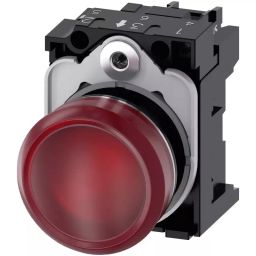Siemens SIRIUS ACT 3SU11, Panel Mount Red LED Indicator, 22mm Cutout, Round, 110 V AC, 3SU1153-6AA20-1AA0-picture-6