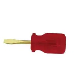 De Neers 6x36 mm Non Sparking Aluminium Bronze Stubby Slotted Screwdriver, NS-163-image-95
