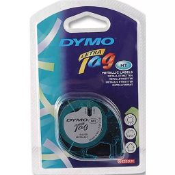 DYMO Tape, Metal, Silver, Letra Tag, 91228-image-76