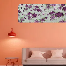 Kalra Magic Set Of 2 White & Purple Printed Outdoor & Indoor Air Conditioner Cover-30