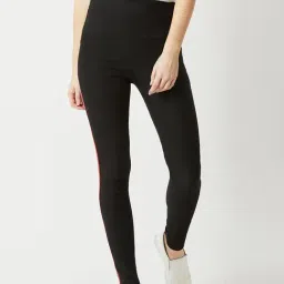 Miss Chase Black Relaxed Fit Jeggings-image-50