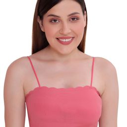 PLUMBURY Medium Coverage Lightly Padded All Day Comfort Rapid Dry Seamless Camisole Bra-picture-51
