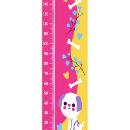 WENS Cute Puppy Height Chart Wall Decal Growth Chart- Pink-image-34