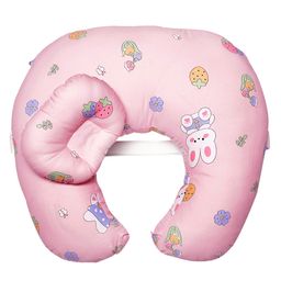 The Mom Store Extra Large Nursing Pillow - My Little Bunny: Pink-image-48